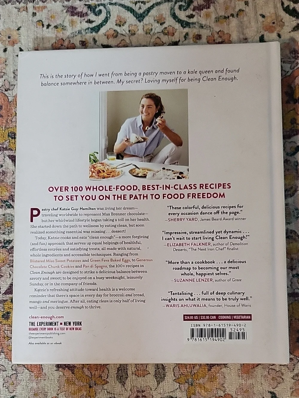 Clean Enough Cookbook by Katzie Guy-Hamilton Back To Basics Room For Dessert